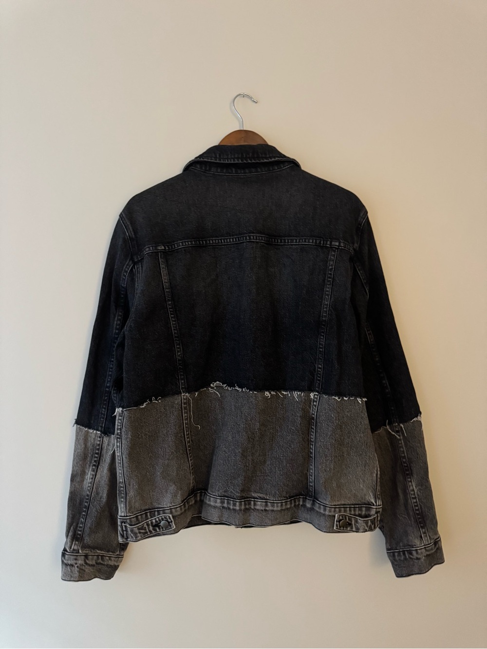 FRAME Fashion Patchwork Jean Jacket - Picture 6 of 11